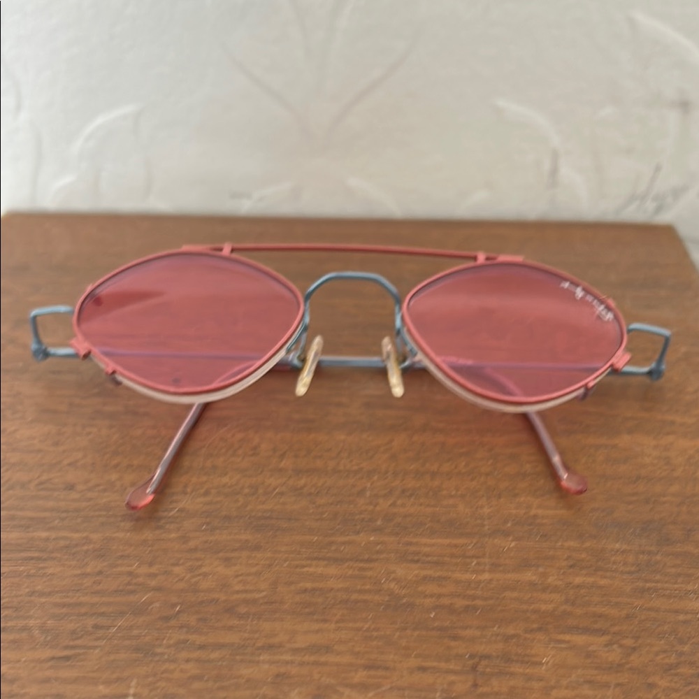 ANDY WARHOL eyeglasses with clip on sunglasses